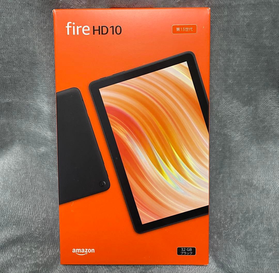 【未開封品】fire HD10 32GB ブラック【箱痛み有り】