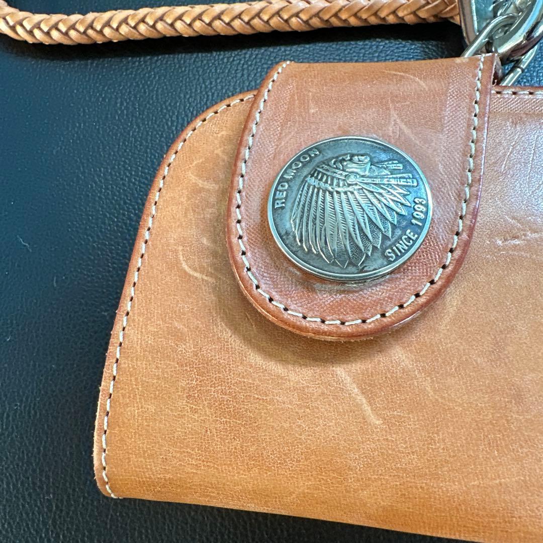 RED MOONレザー ウォレットロープ付き　CW-02A