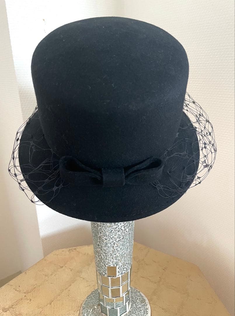 ✨misa harada✨ブラックリボン　チュールハット定価67100円が何と！