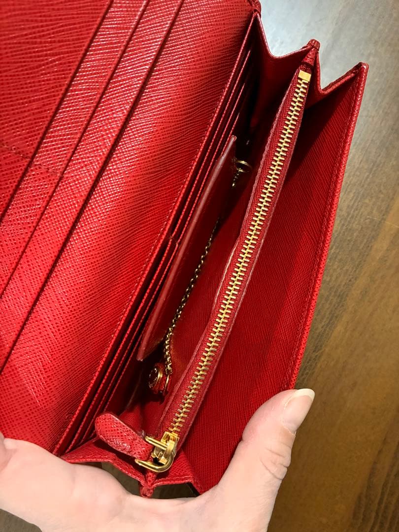 PRADA 長財布 パスケース付き