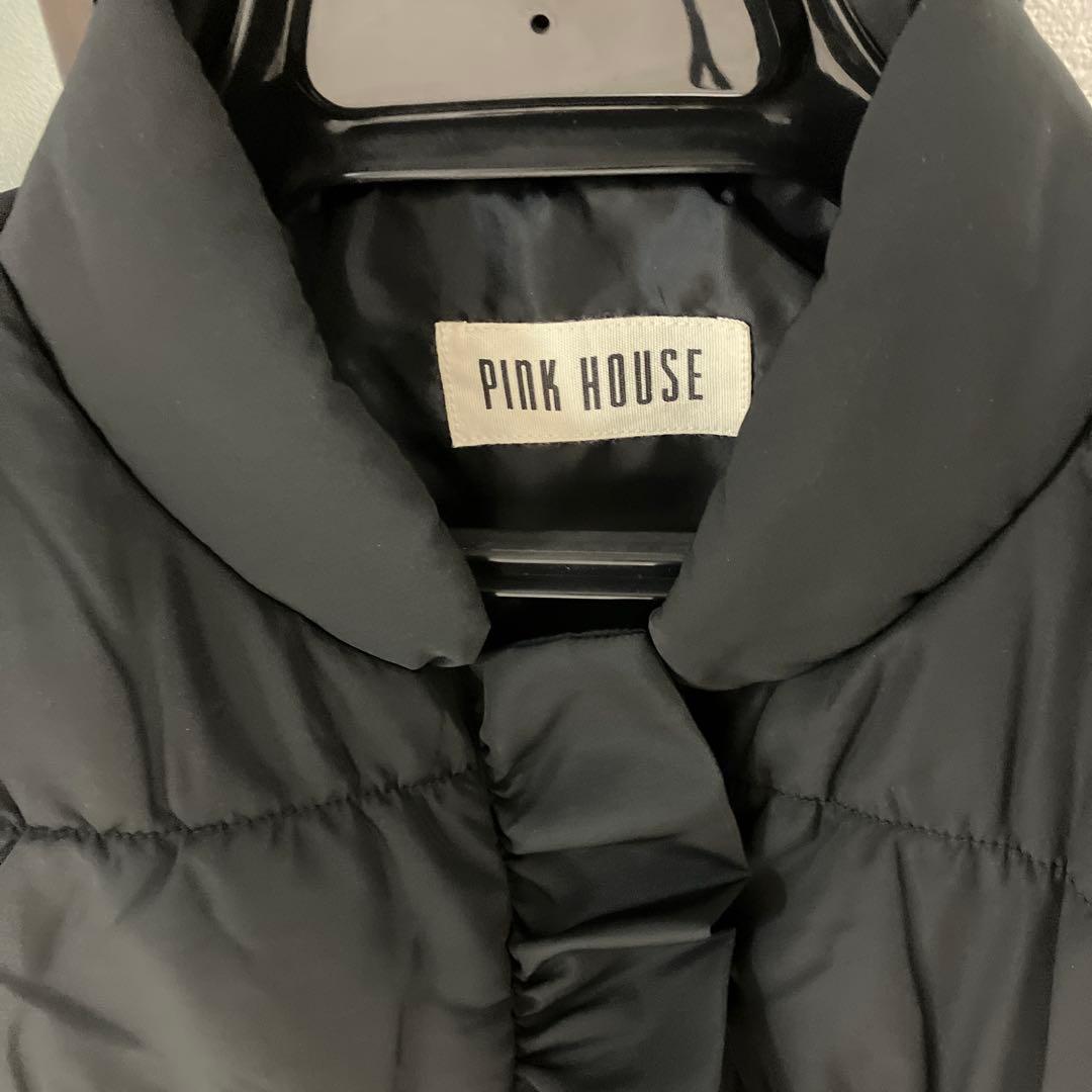 PINK HOUSE フリル付きブラックベスト