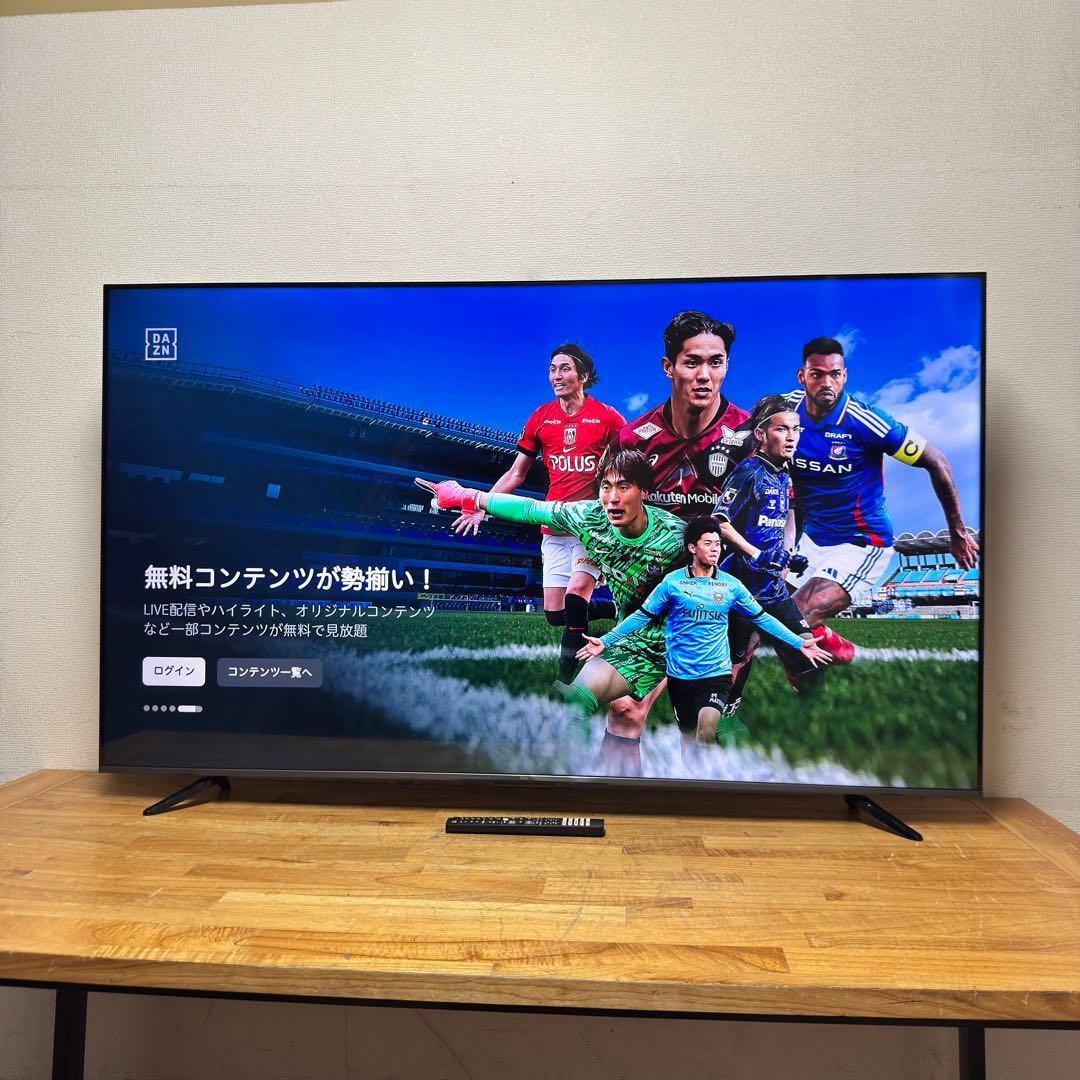 TCL 65V型 4K液晶テレビ Google TV 65P71B 2022年製