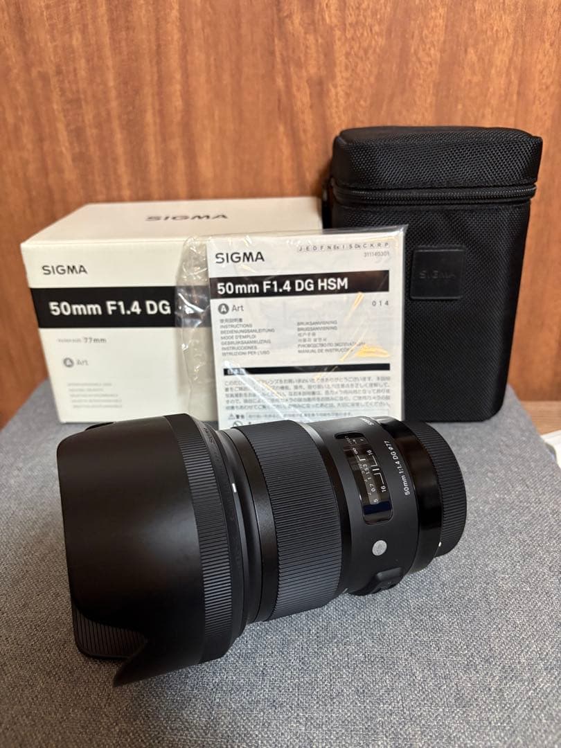 SIGMA 50mm F1.4 DG HSM FOR CANON 単焦点レンズ
