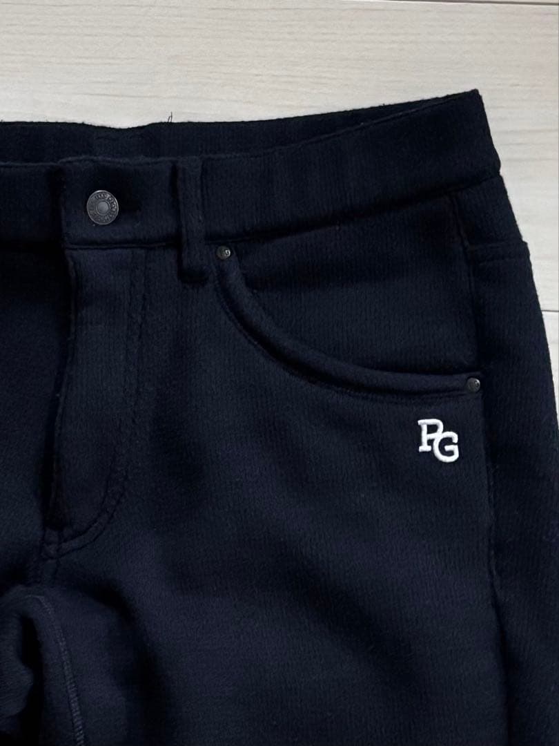 パーリーゲイツ　PGロゴ刺繍入り　スリムフィットパンツ