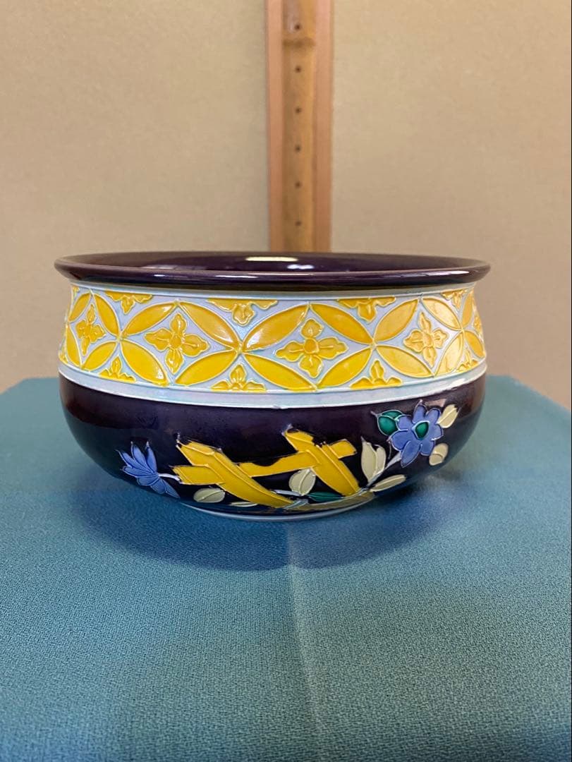 ⭐️本日限定⭐️茶道具/皆具 平安翠春 紫交趾 共箱