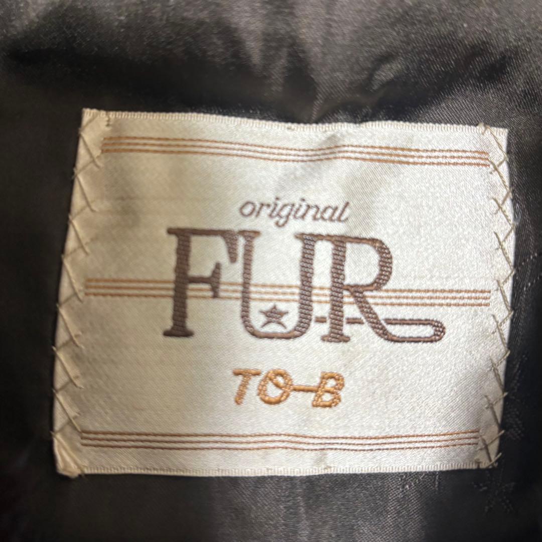 【美品】MINKFUR ミンクファー/ブラウン系/ファーコート/ハーフコート