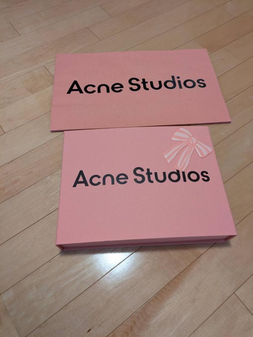 Acne Studios　モヘアチェック柄　 マフラー　ほぼ未使用