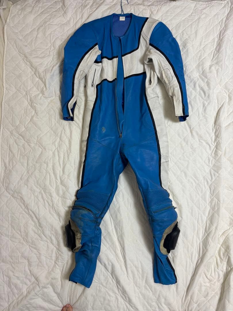 革ツナギ　レーシングスーツ　ワンピース　当時物