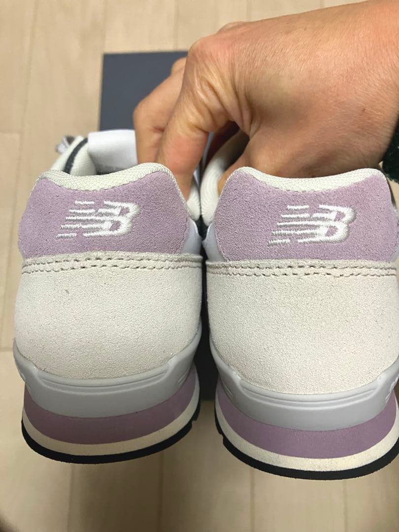 ニューバランス　WL996 SL2 25cm ブラック/くすみピンク/ベージュ