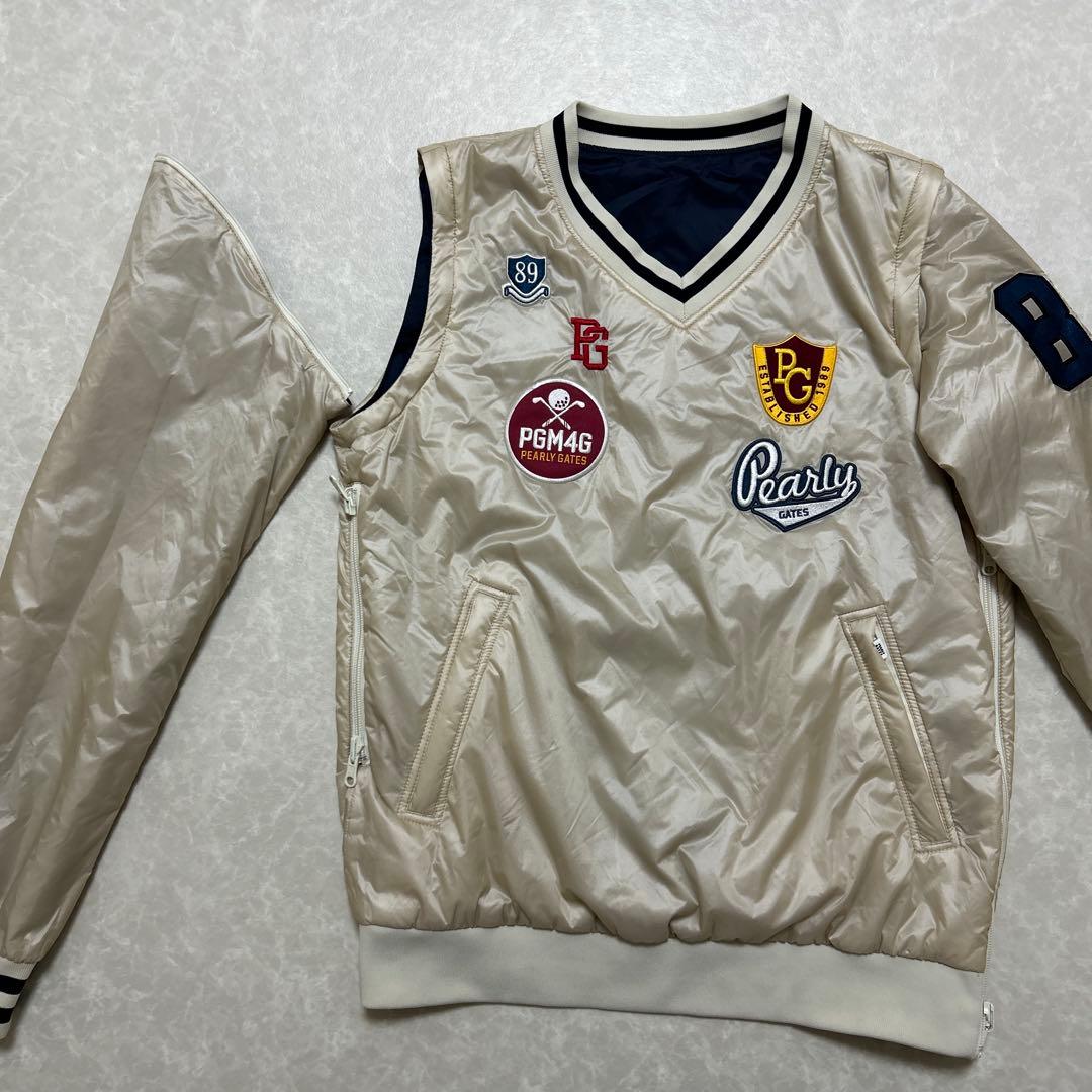 パーリーゲイツ★撥水★リバーシブル★袖着脱可能★中綿【レディースサイズ1（M）】