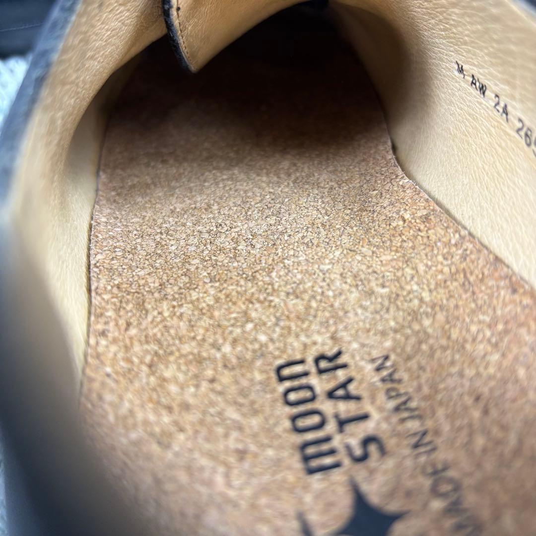 moon star アワセ レザーシューズ 26.5 ブラック