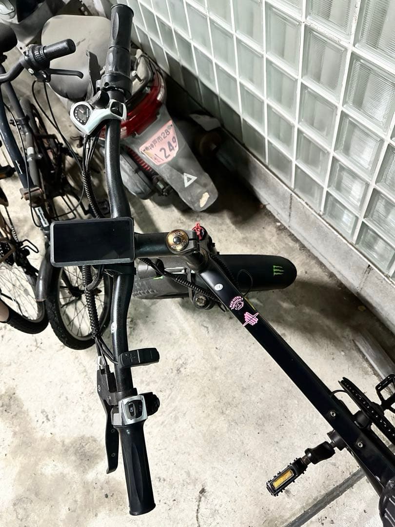 カスタム電動アシスト自転車 ブラック　引き取り限定