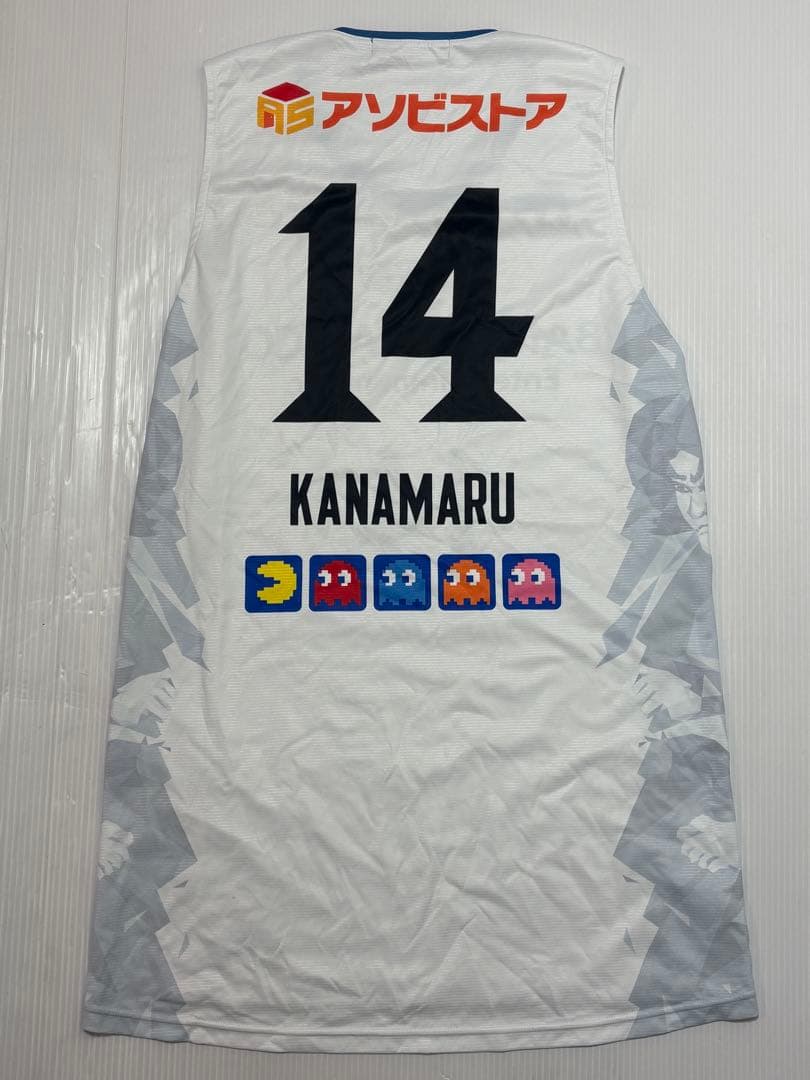 島根スサノオマジック ユニフォーム アウェイ 金丸晃輔 2XL 14 パックマン