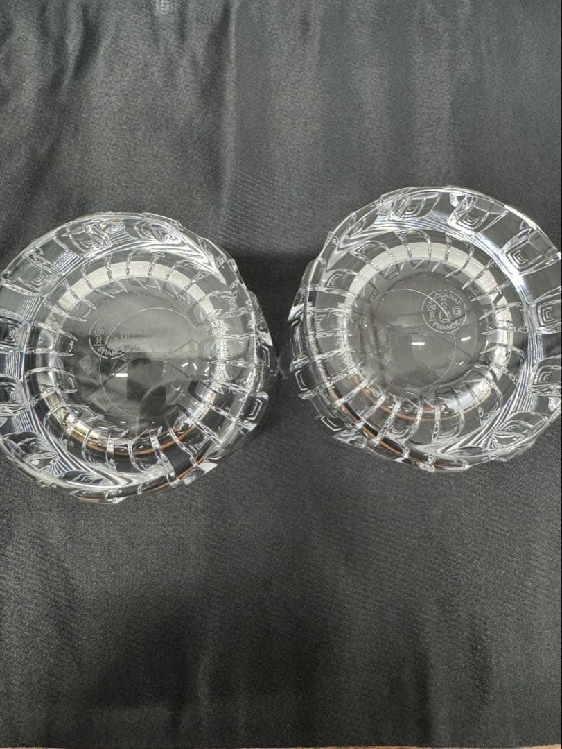 baccara バカラ ロックグラス ロータリー 2個セット