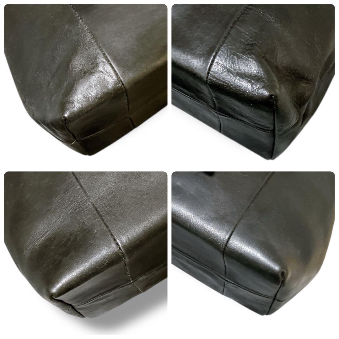 ダコタ 日本製 肩掛け可 オールレザー フラップ ショルダーバッグ ブラック