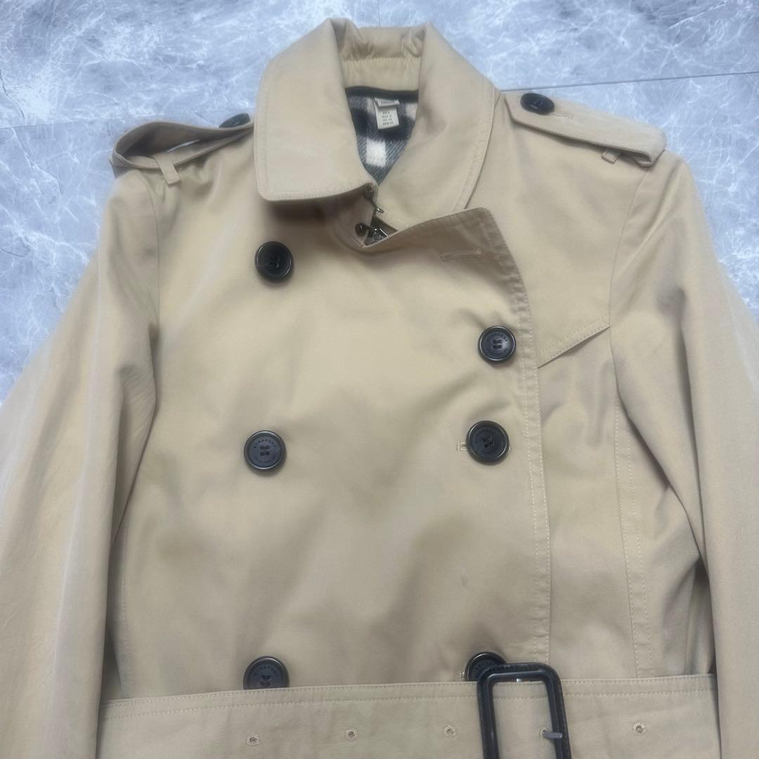 近年品♡バーバリー♡トレンチコート　ベルト　ライナー　メガチェック　ハニー