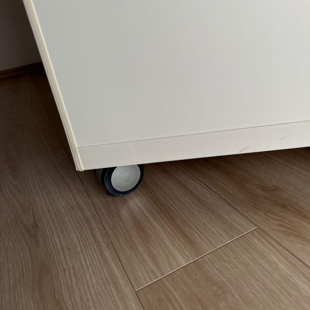 パモウナ◇キッチンカウンター◇食器棚◇幅120cm ホワイト