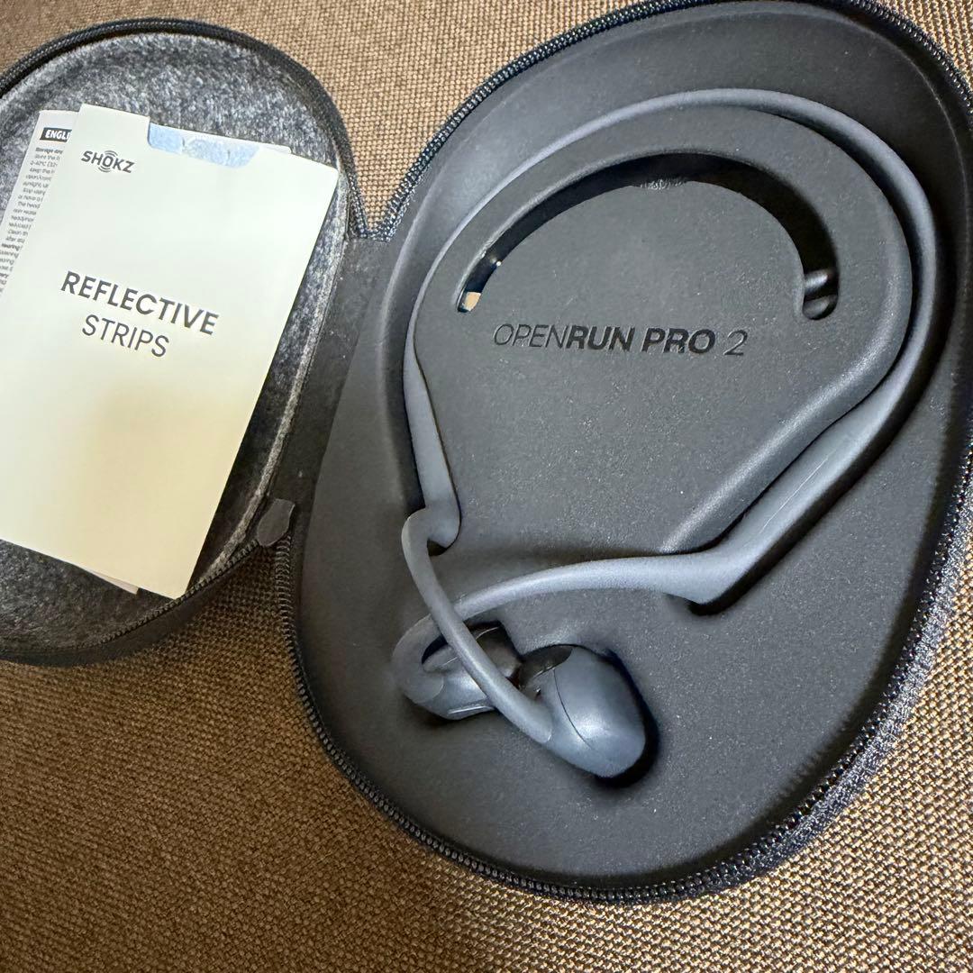 SHOKZ OPENRUN PRO 2 骨伝導イヤホン ブラック ショックス