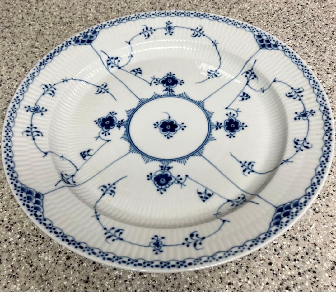 ロイヤルコペンハーゲン: 33cm、ブルーフルテッド、大皿、