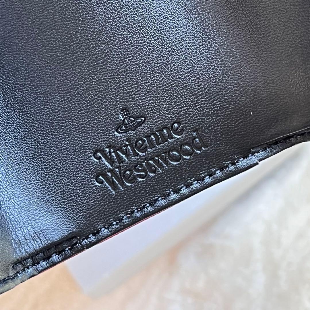 ヴィヴィアン 三つ折りミニ財布 Vivienne Westwood エコレザー