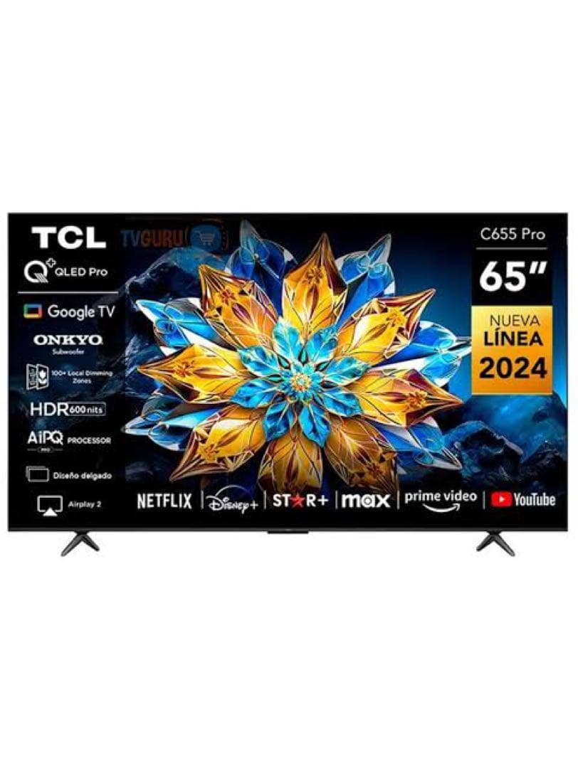 リクエスト価格❣️未使用TCL 65型4K量子ドットスマートテレビネット動画多数