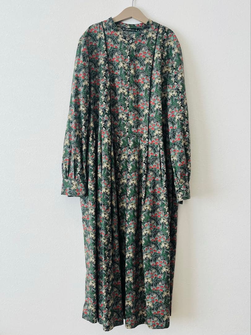 【しかたに】J.sloane リバティ パイピングワンピース