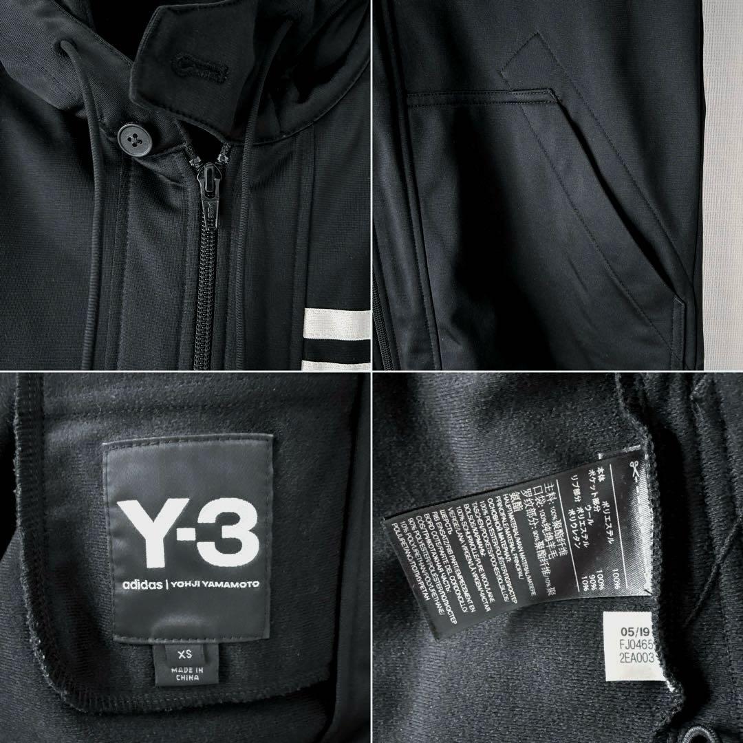 Y-3 / 片側3ストライプス フーデッドトラックトップ