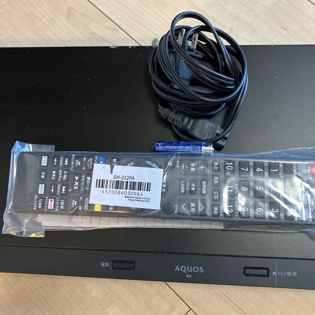 シャープ/SHARP AQUOS BDレコーダー2018年式　BD-NW520