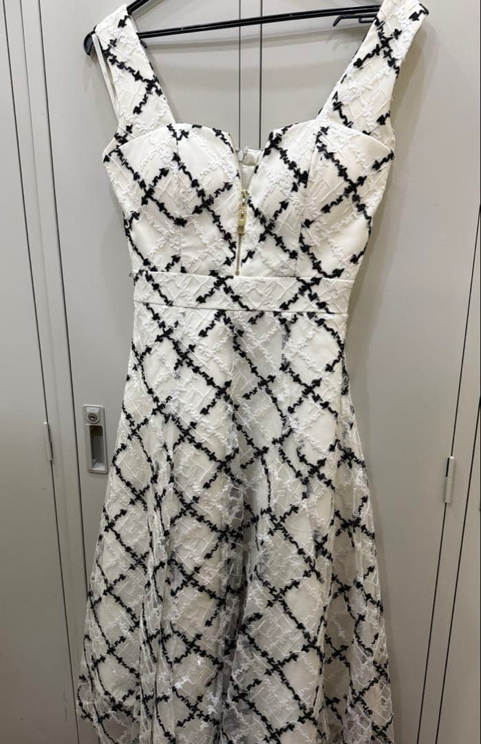 DEA.byROBE de FLEURS チェック柄Aラインドレス