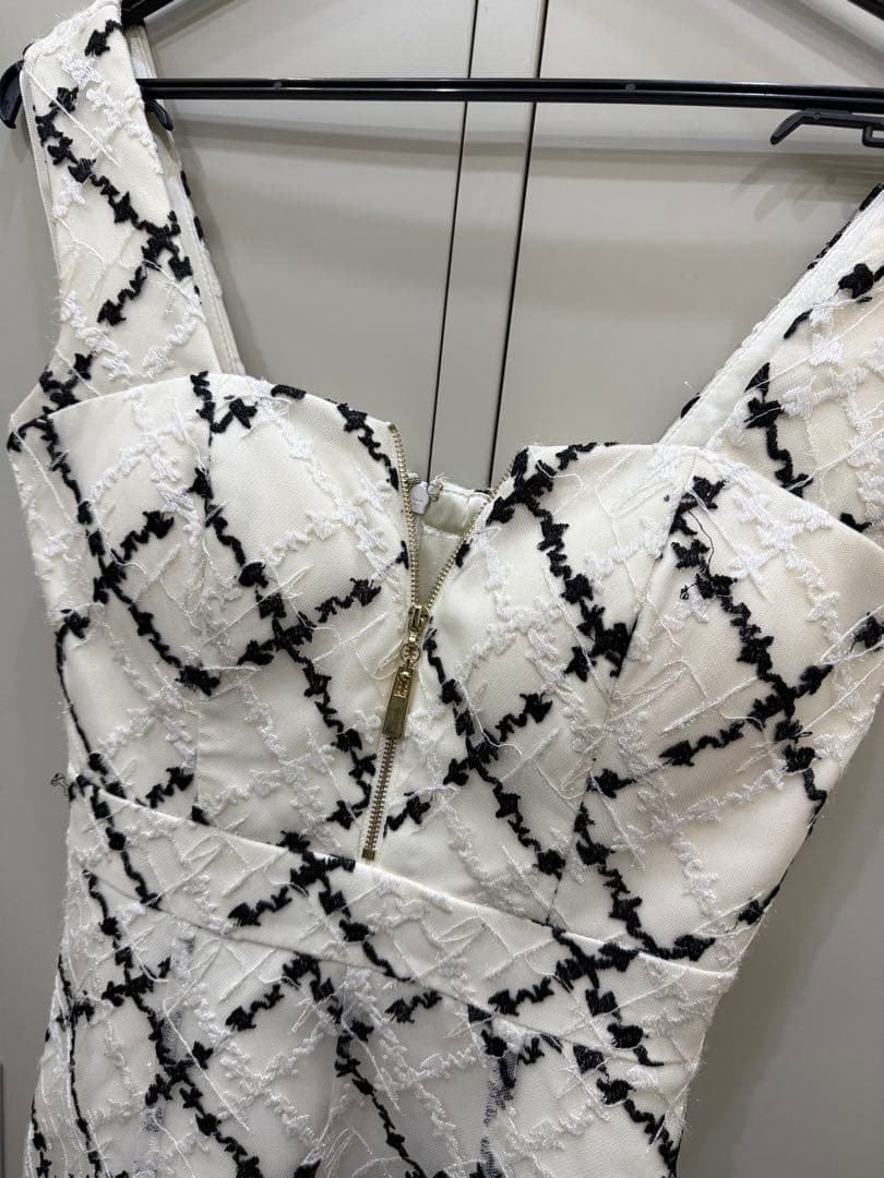 DEA.byROBE de FLEURS チェック柄Aラインドレス