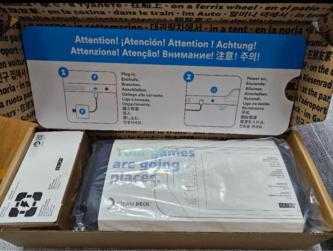 Steam Deck 64GB 専用ケース　純正ACアダプタ付き