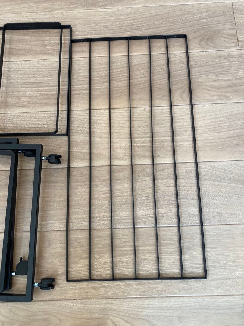 【訳あり】tower蓋なし袋どめ付分別ダストワゴン45L 3分別 ゴミ箱ブラック