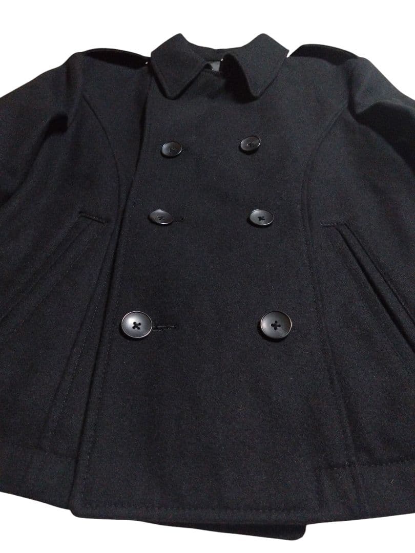 PPFM　Pコート　黒　M　綺麗　ウール　替えボタンあり　00's　y2k