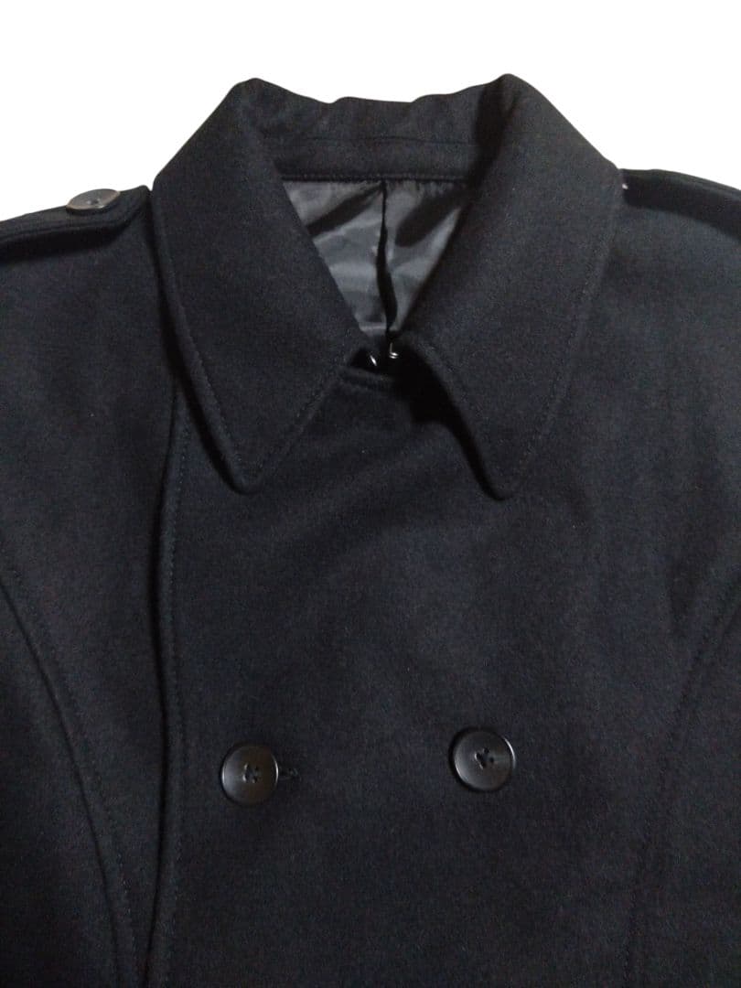 PPFM　Pコート　黒　M　綺麗　ウール　替えボタンあり　00's　y2k