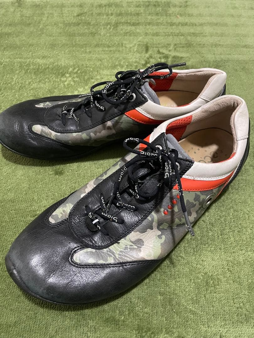 【希少】ECCO スパイクレスゴルフシューズ カモフラージュ