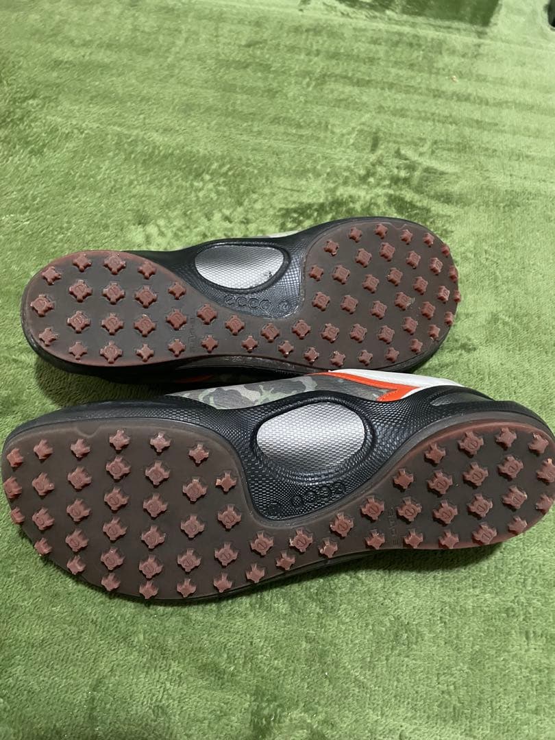 【希少】ECCO スパイクレスゴルフシューズ カモフラージュ