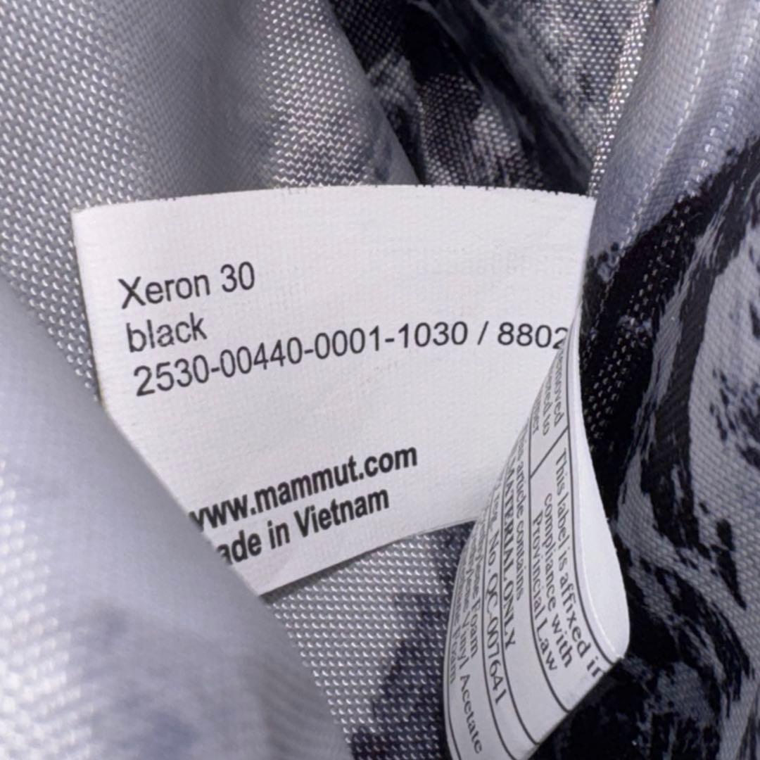 マムート Xeron 30 エクセロン30 バックパック MAMMUT ブラック