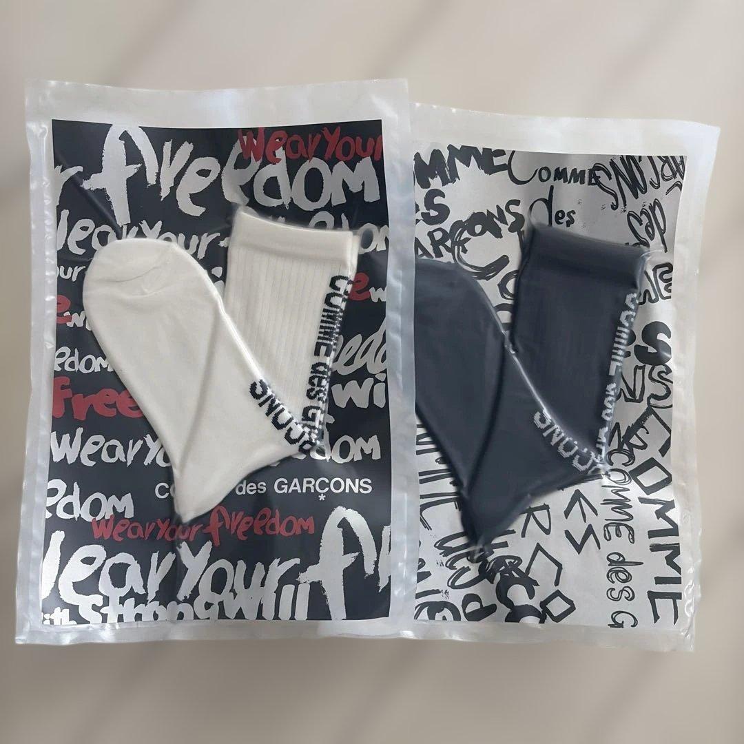 コムデギャルソン　靴下　L メンズソックス　2足セット　まとめ売り