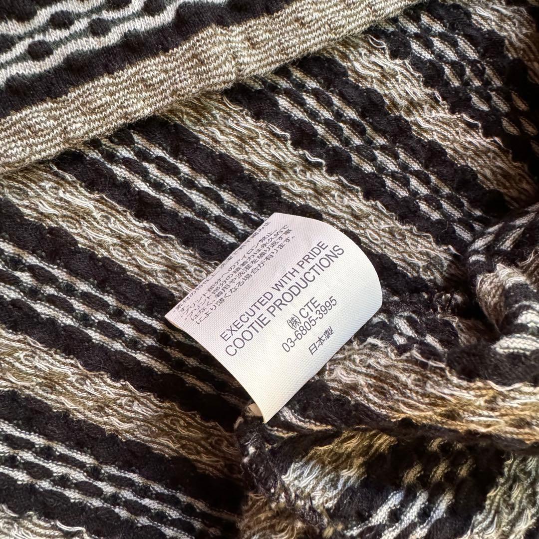 トップス COOTIE PRODUCTIONS Jacquard Border L/S