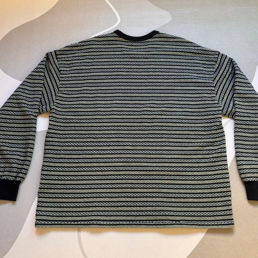 トップス COOTIE PRODUCTIONS Jacquard Border L/S