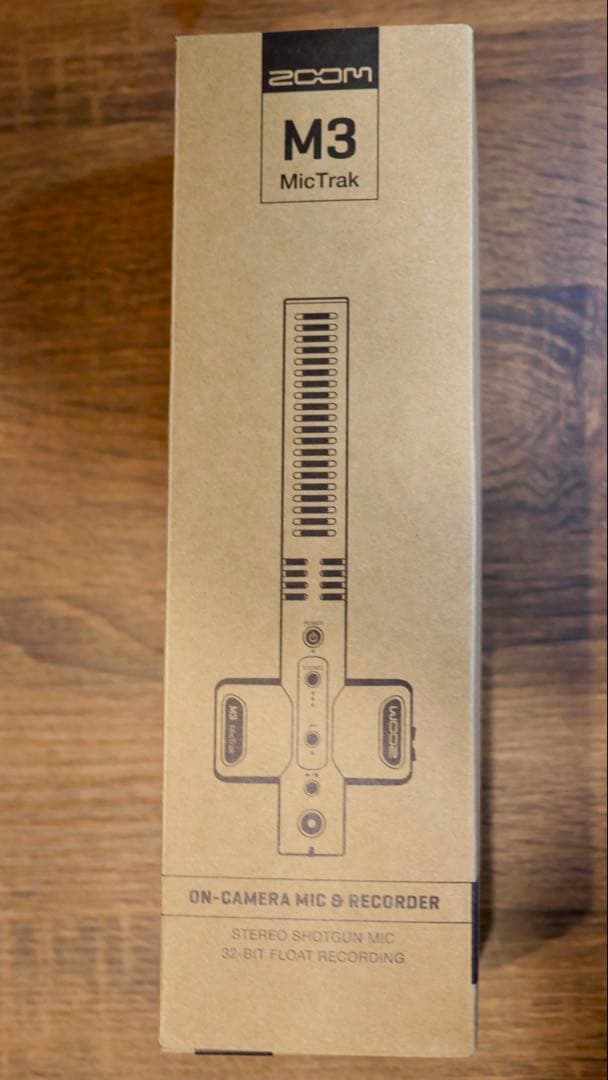 ZOOM M3 MicTrak 32bit収録/ステレオショットガンマイク