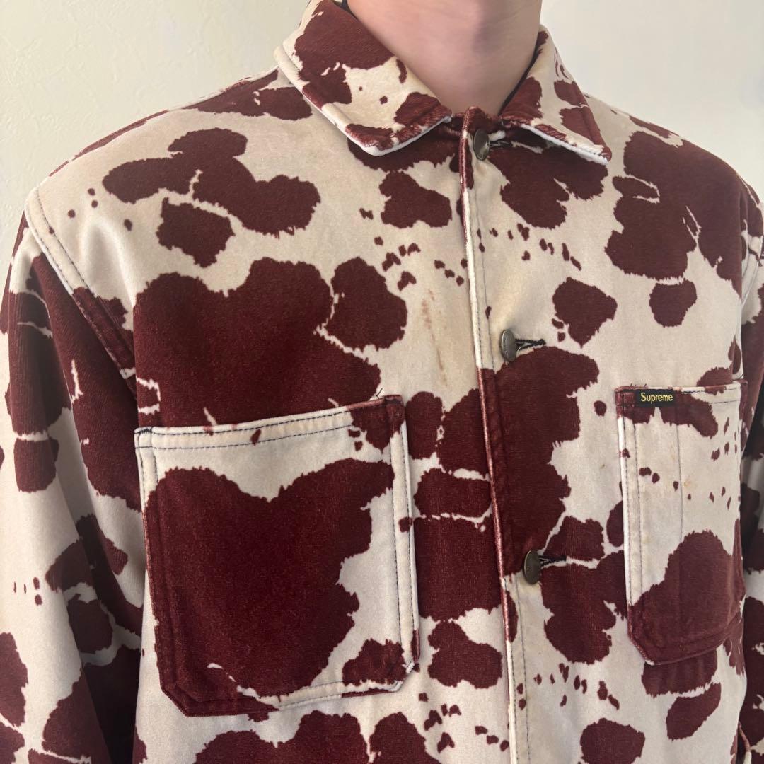 20ss Supreme Velvet Chore Coat ジャケット