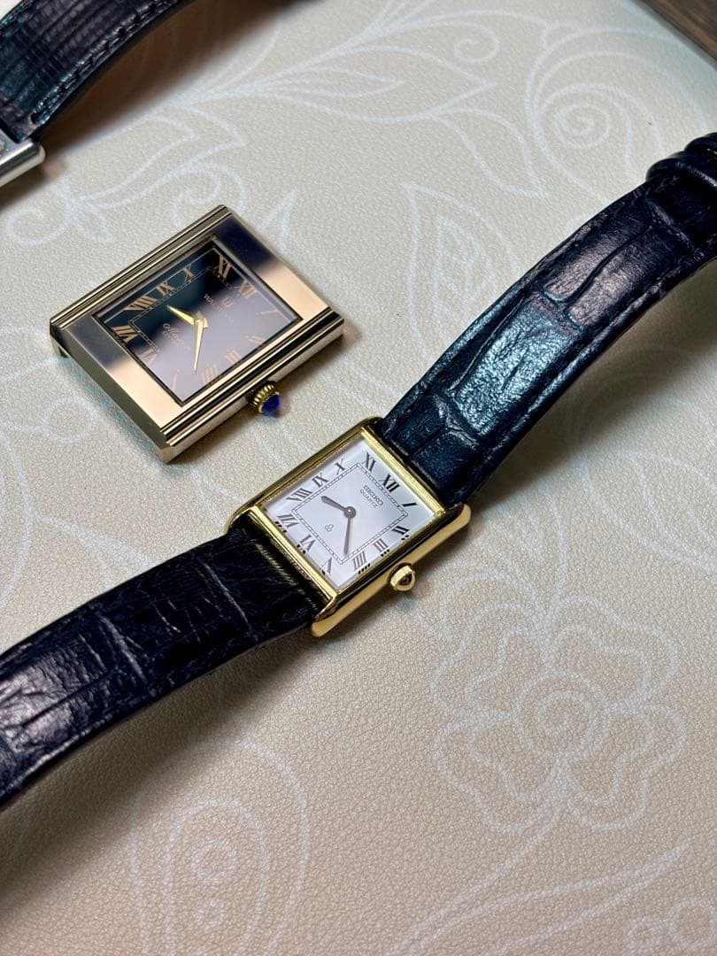 ヴィンテージ セイコー 1600 タンク ローマン文字盤 稼働品 美品 希少