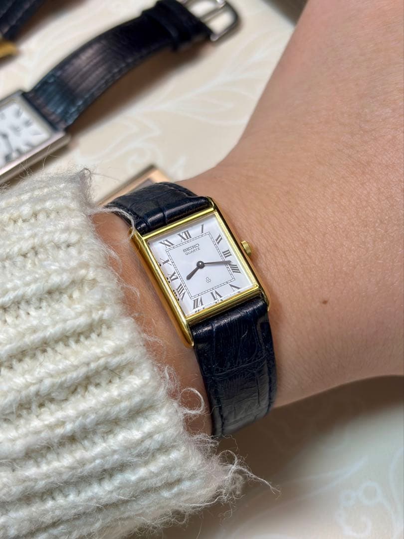 ヴィンテージ セイコー 1600 タンク ローマン文字盤 稼働品 美品 希少