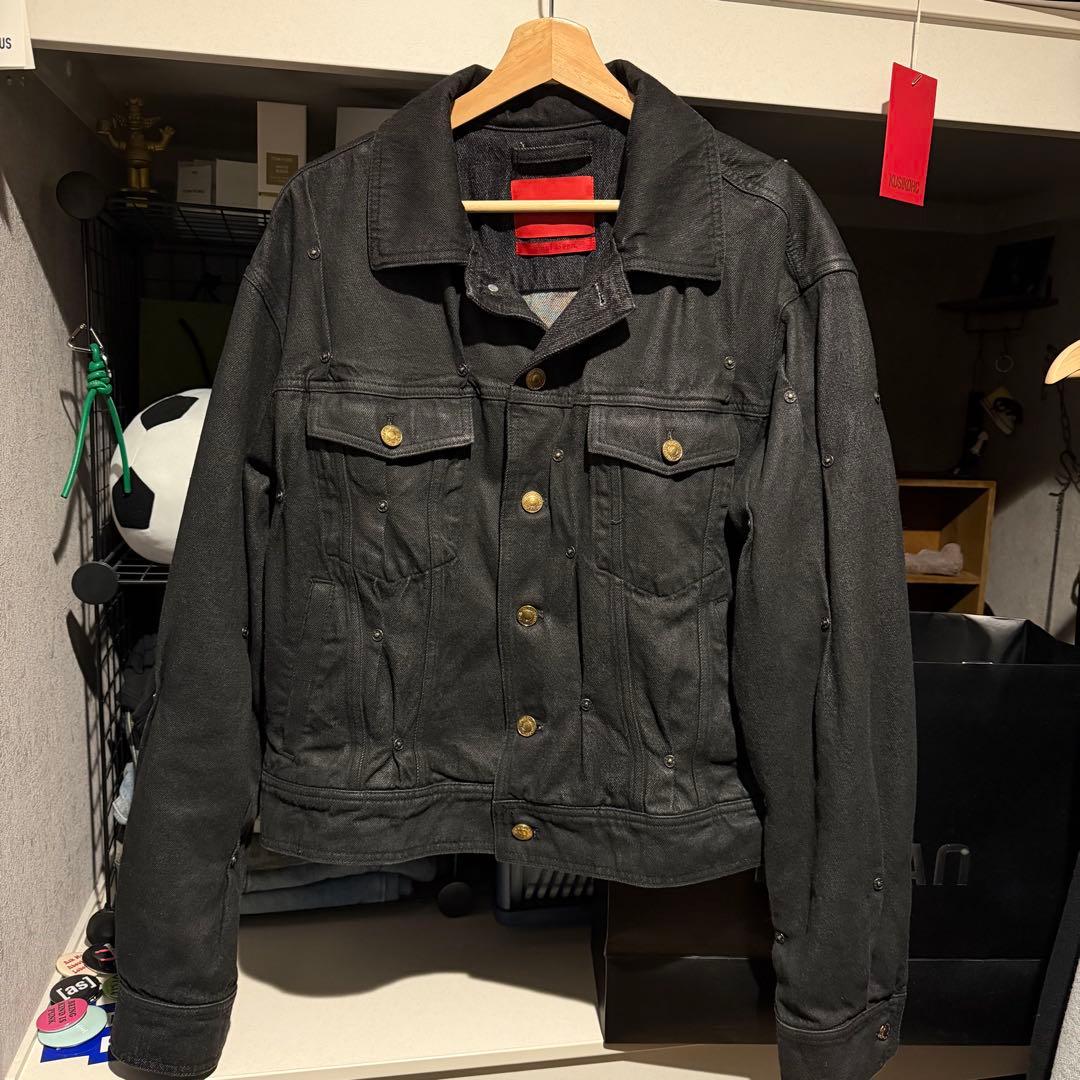 【定価14万】KUSIKOHC デニムジャケット リベット装飾