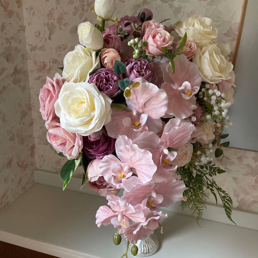 フラワーアレンジメント　造花　ファルファデ