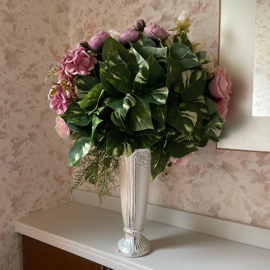 フラワーアレンジメント　造花　ファルファデ