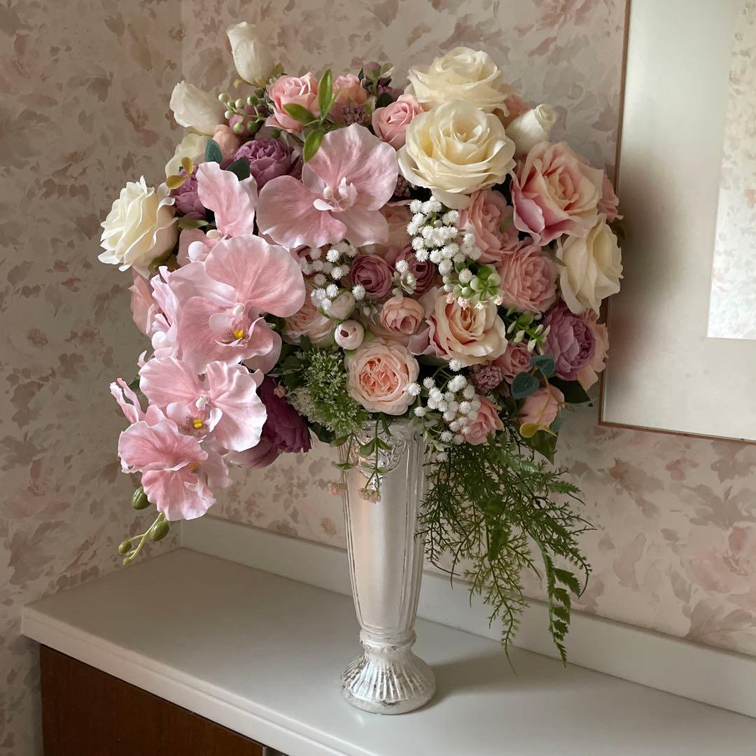 フラワーアレンジメント　造花　ファルファデ