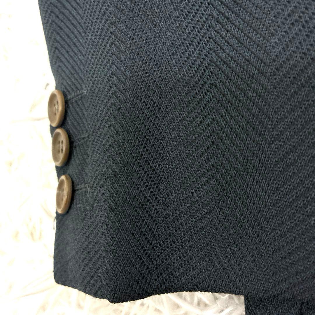 GIORGIO ARMANI ヘリンボーン　黒タグ　80s 90s ダブルスーツ