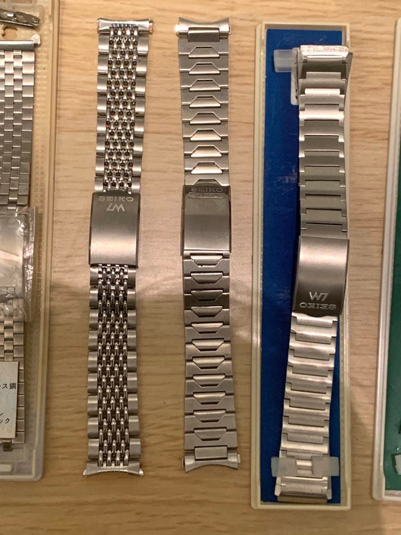 ゆ*う様 【訳あり未使用品】 セイコー　金属　ベルト　バンド　　8点　セット　ま